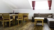 Spacious kitchen-cum-living room in the CityHouse centrally located in Schladming