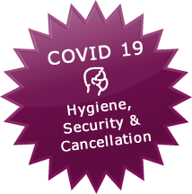 Safety regulations, hygienic standards and cancellation conditions